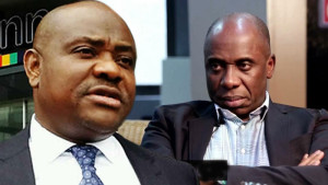 Wike (left) Amaechi (right)