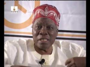 Professor Banji Akintoye: leader of Ilana Omo Yoruba