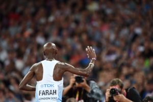 Farah: will not defend his 10,000 metres Olympic title after failing to qualify for the Tokyo Games.
