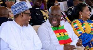 President Muhamadu Buhari of Nigeria and Ghana's Akufo-Addo