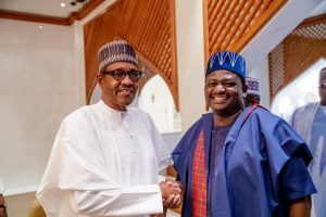 Femi Adesina and President Buhari