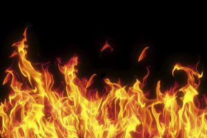 Fire (Illustration) : Grandpa sets self ablaze