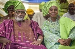 Governor Akeredolu and wife, Betty