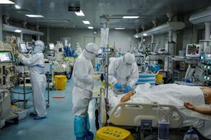 Treatment of Coronavirus victims. Credit, The Straits Times
