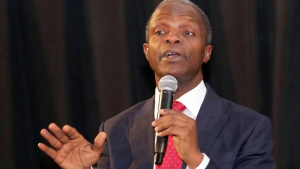 Vice President Yemi Osinbajo: Denies interest in 2023 presidential race for now