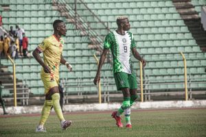 Super Eagles' Victor Osimhen: scores Nigeria's two goals against Cape Verde