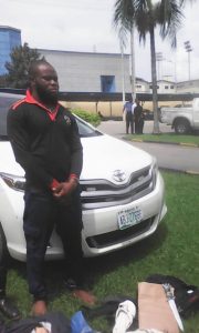 One Okorie Chukwuma a member of Abia State vigilante who allegedly killed his Boss one Eyinaya Ogbonna,