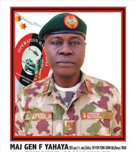 The new Chief of Army Staff (COAS), Major General Faruk Yahaya