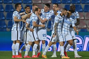 Inter Milan players celebrate 19th Scudetto