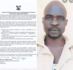 Baba Ijesha and the legal advice by Lagos Directorate of Public Prosecution