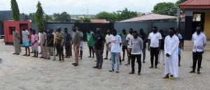 The other suspects arrested for internent fraud by EFCC in Osogbo