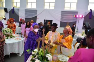 Mrs Obaseki and other guests at the occasion