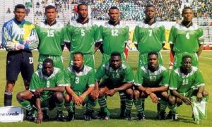 The 1994 Super Eagles squad that won the African Cup of Nations in Tunis, Tunisia,