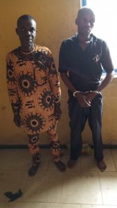 The hunters arrested for shooting youths during burial ceremony by the police in Edo