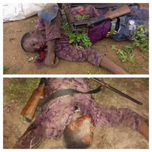 The kidnappers shot dead while collecting ransom in Kogi