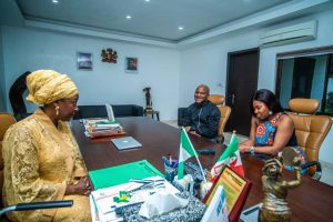 Mrs Obaseki and the couple