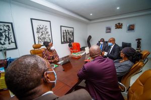 Mrs. Obaseki with members of the National Academy of Science