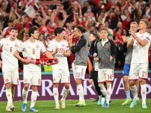 Denmark team at EURO 2020