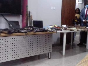 Guns and other items recovered by DSS at Igboho's house