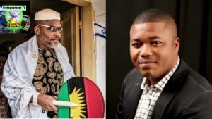 IPOB leader, Nnamdi Kanu and his lawyer, Barrister Ejiofor