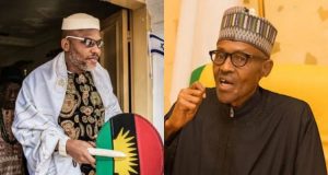 IPOB leader, Nnamdi Kanu and President Muhammadu Buhari