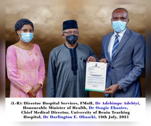 Professor Obaseki reappointed Chief Medical Director University of Benin Teaching Hospital