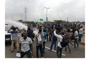 Crowd at Yoruba Nation rally in Lagos: Police deny killing lady at the venue