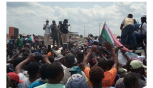 Agitators for Yoruba Nation at a rally in Ojota, Lagos: Yoruba Forum asks them to desist from their agitations