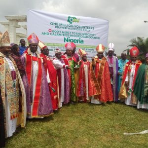 Members of Arewa Pastors Non-Denominational Initiative for Peace, after their meeting on Saturday
