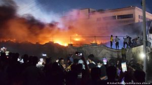 Fire kills over 50 COVID-19 patients at Imam al-Hussein hospital in Nassiriyah city