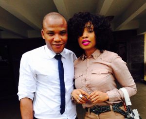 IPOB leader, Nnamdi Kanu and wife, Uchechi