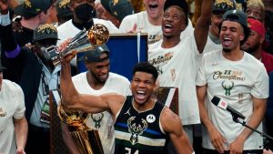 Giannis Antetokounmpo has produced a performance for the ages to lead the Milwaukee Bucks to their first NBA title since 1971