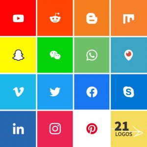 Social media logos