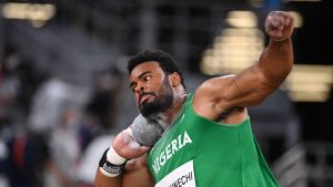 Chukwuebuka Enekwechi: places last in the final of the men’s shot put event at the ongoing 2020 Olympic Games in Tokyo.