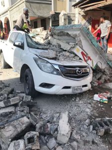 Scenes at the areas affected by the latest earthquake in Haiti