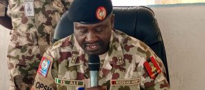Maj.-Gen. Ibrahim Ali, the General Officer Commanding (GOC), 3 Division of the Nigerian Army,