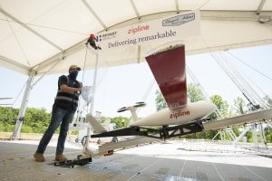 Zipline launches largest medical supply drone delivery network