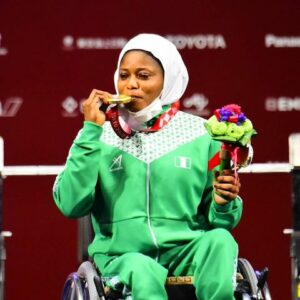 Tijani wins powerlifting gold for Nigeria’s first Tokyo Paralympics medal