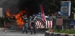 Chaos at the scene of last Thursday's explosion outside Kabul Airport: Many Afghan, American troops died in the blast