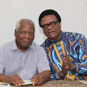 The late JP Clark and Professor Hope Eghagha
