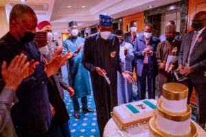 Buhari celebrating his 79th birthday in Turkey