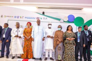 Participants at the African Union-African Peer Review Mechanism (APRM) Continental Capacity-Building Workshop on Africa's Voluntary National Reviews (VNR) for the 2022 High Level Political Forum (HLPF) and Domestication of Agenda 2063," in Abuja.