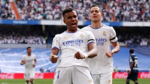 Real Madrid players: Real Madrid wins 35th league title