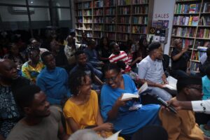 The audience at the book reading