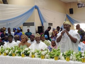 The declaration of Abdulkabir Adekunle Akinlade for governorship under the APC in Abeokuta, Ogun State