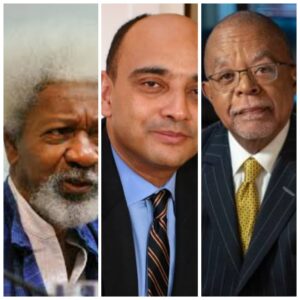 Professors Wole Soyinka, Kwame Anthony Appiah and Henry Louis Gates Jr
