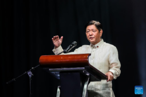 Ferdinand Romualdez Marcos: sworn in as Philippines’ 17th president