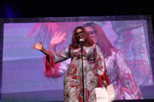 Joke Silva speaking