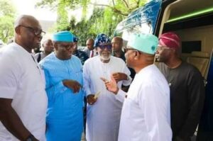 Fayemi, Sanwo-Olu, Akeredolu Visit Wike In Rivers,