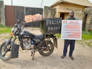 One of the suspects arrested by the NDLEA
